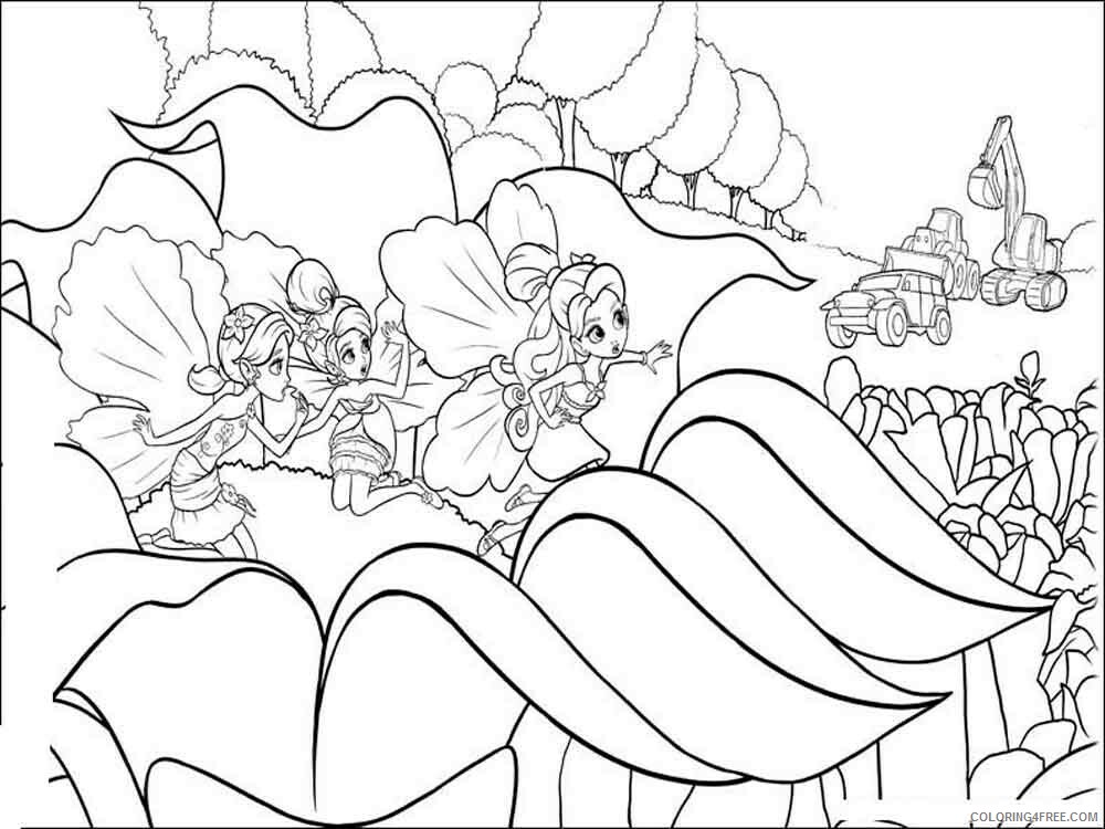 Barbie Thumbelina Coloring Pages TV Film barbie thumbelina 2 Printable 2020 00586 Coloring4free