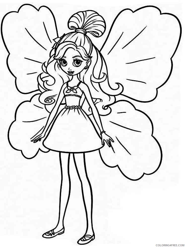 Barbie Thumbelina Coloring Pages TV Film barbie thumbelina 4 Printable 2020 00588 Coloring4free