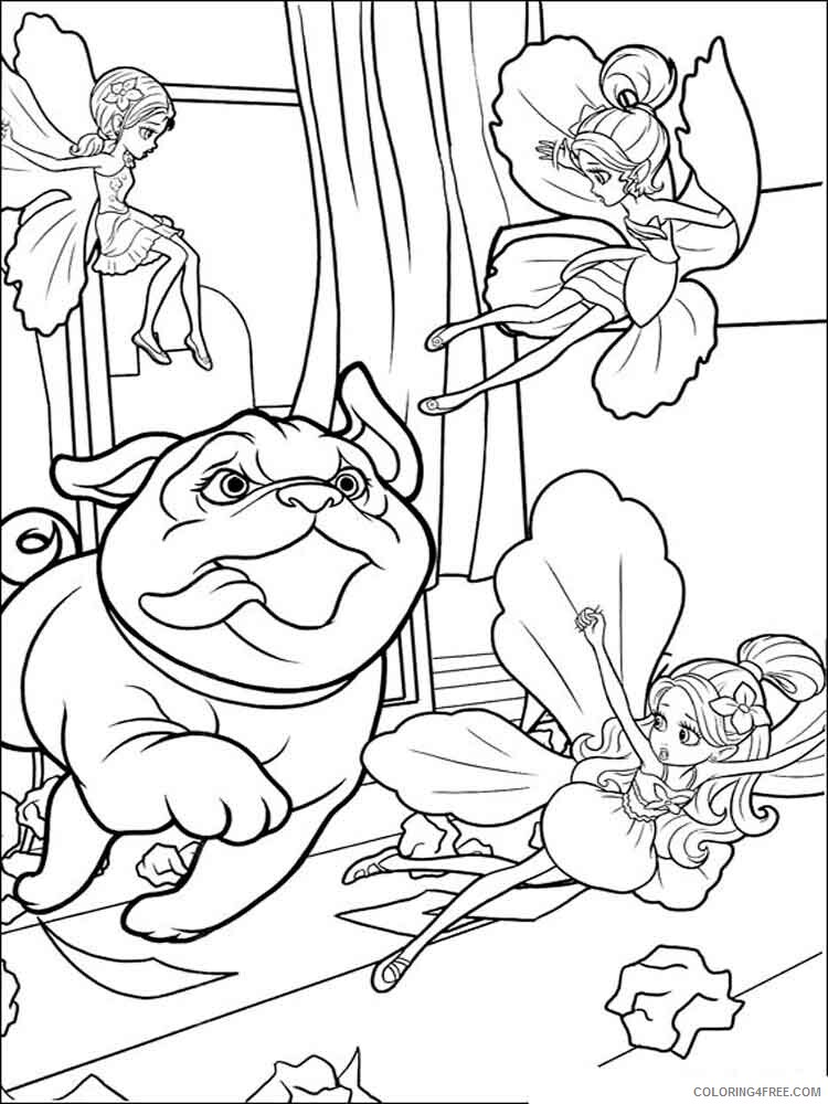 Barbie Thumbelina Coloring Pages TV Film barbie thumbelina 5 Printable 2020 00589 Coloring4free