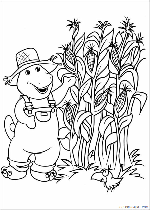 Barney and Friends Coloring Pages TV Film Barney Printable 2020 00649 Coloring4free
