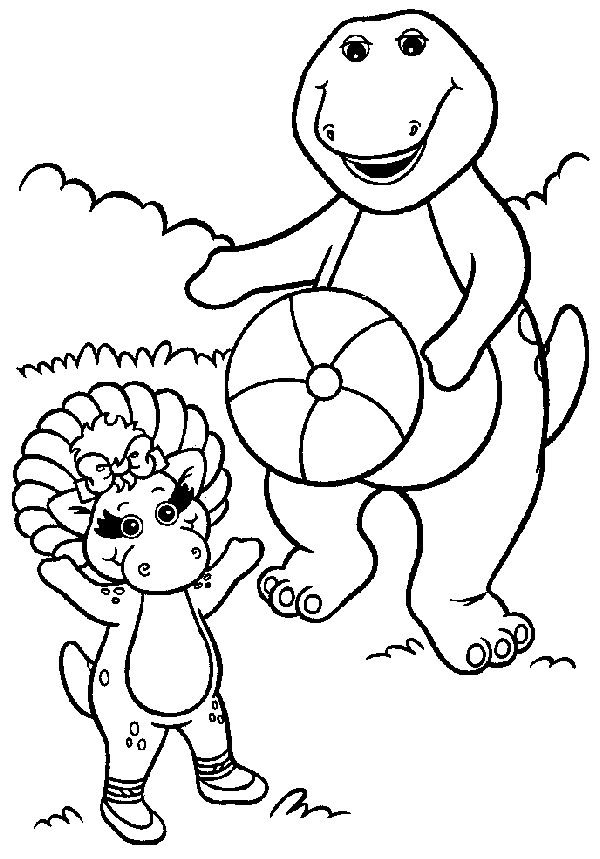 Barney and Friends Coloring Pages TV Film Barney Printable 2020 00677 Coloring4free