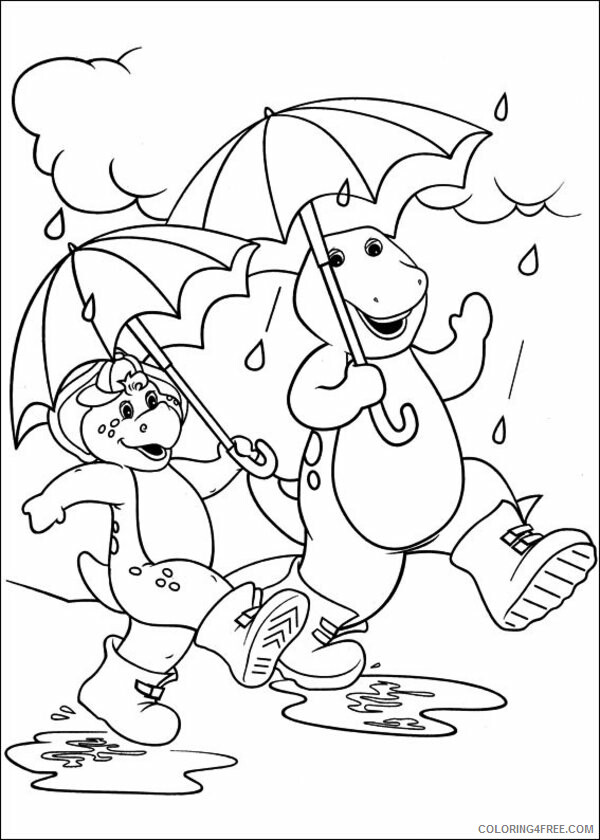 Barney and Friends Coloring Pages TV Film Barney and Friends Free Printable 2020 00637 Coloring4free