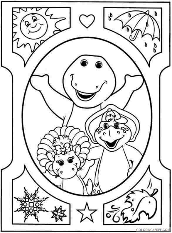 Barney and Friends Coloring Pages TV Film Barney and Friends to Print Printable 2020 00639 Coloring4free
