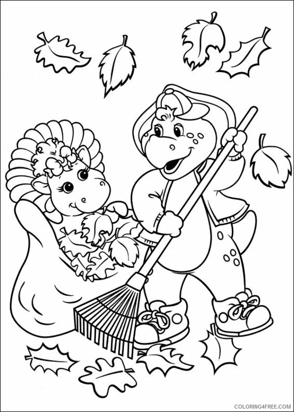 Barney and Friends Coloring Pages TV Film Free Barney Sheets Printable 2020 00692 Coloring4free