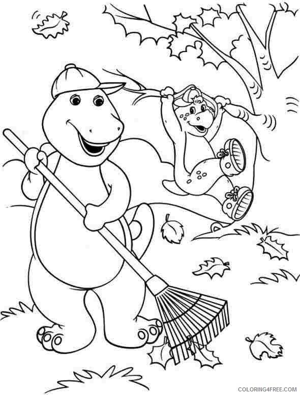 Barney and Friends Coloring Pages TV Film Print Barney Printable 2020 00696 Coloring4free