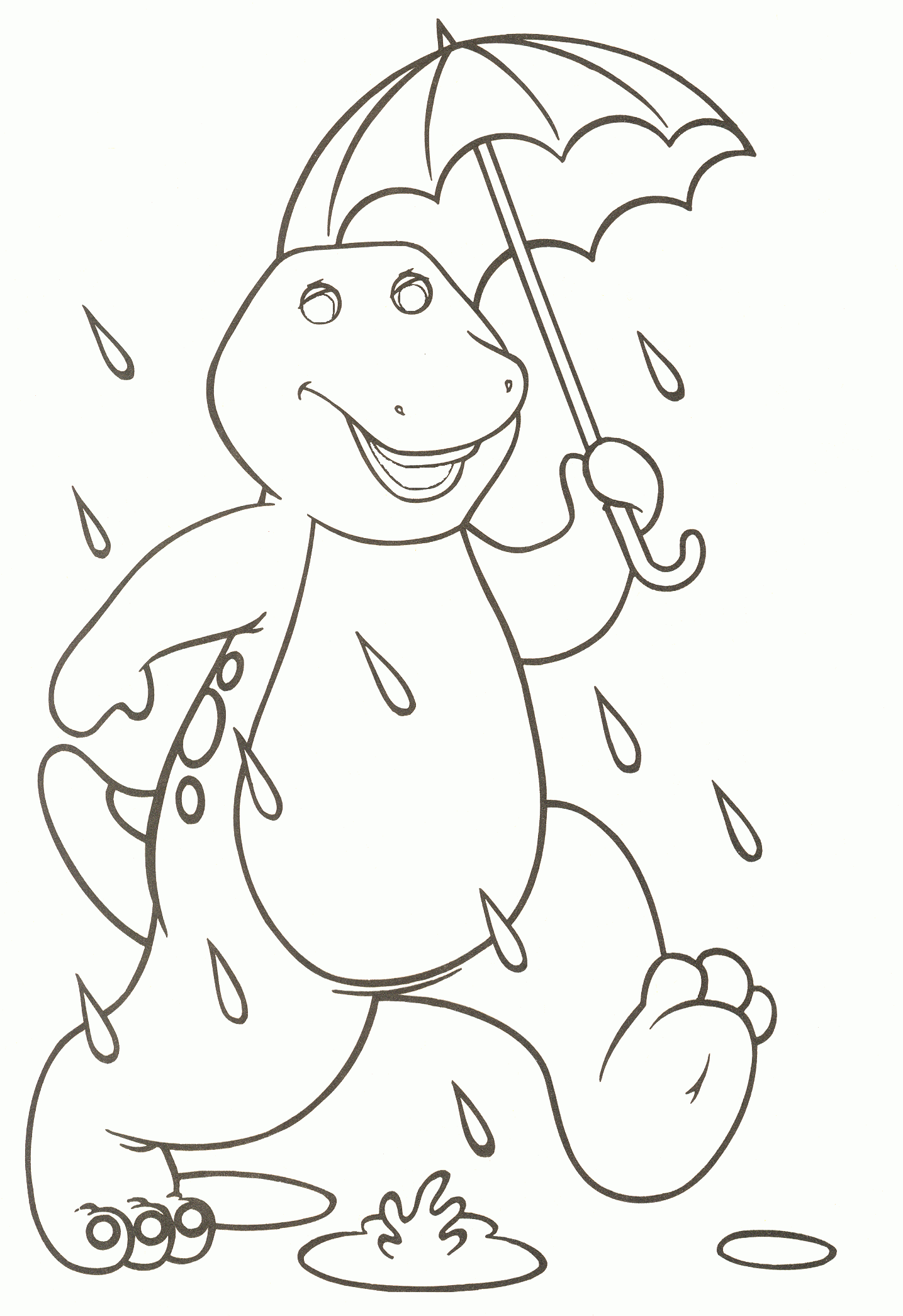 Barney and Friends Coloring Pages TV Film Printable Barney For Kids Printable 2020 00695 Coloring4free