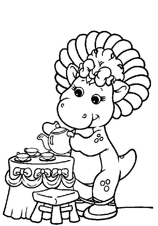 Barney and Friends Coloring Pages TV Film barney 3 Printable 2020 00659 Coloring4free