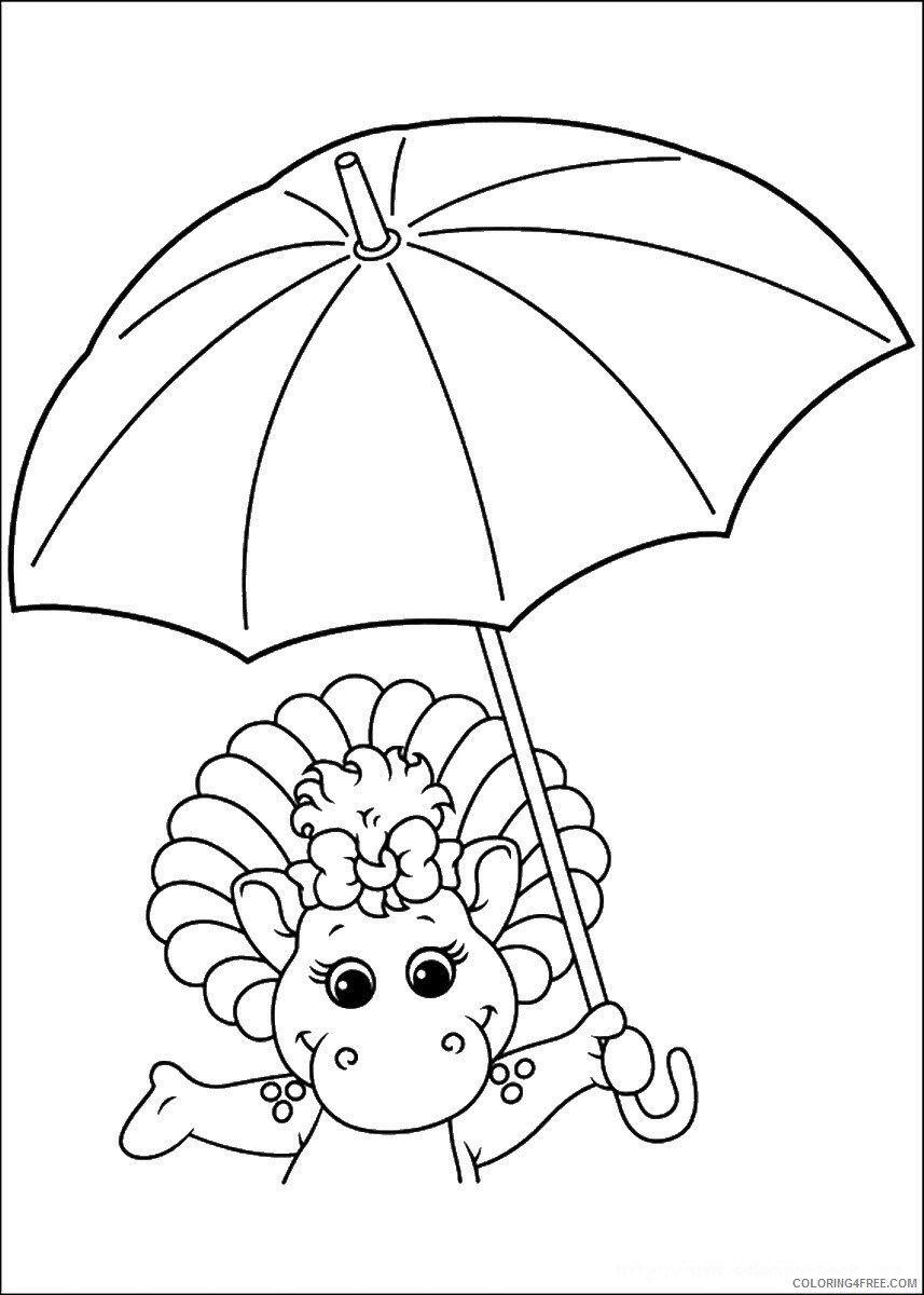 Barney and Friends Coloring Pages TV Film barney_cl_1028 Printable 2020 00601 Coloring4free