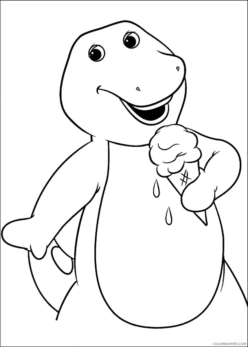 Barney and Friends Coloring Pages TV Film barney_cl_1039 Printable 2020 00612 Coloring4free