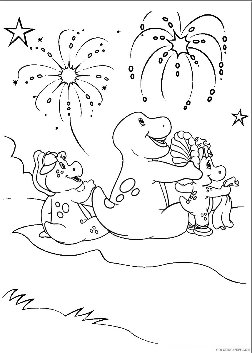 Barney and Friends Coloring Pages TV Film barney_cl_1042 Printable 2020 00615 Coloring4free