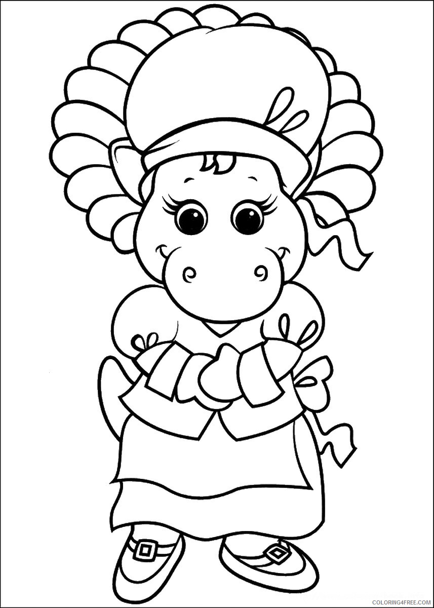 Barney and Friends Coloring Pages TV Film barney_cl_1052 Printable 2020 00625 Coloring4free