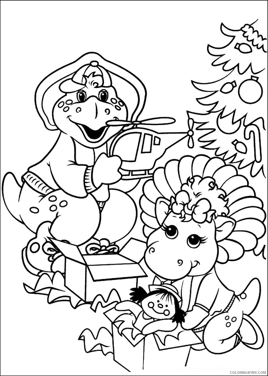Barney and Friends Coloring Pages TV Film barney_cl_1055 Printable 2020 00628 Coloring4free