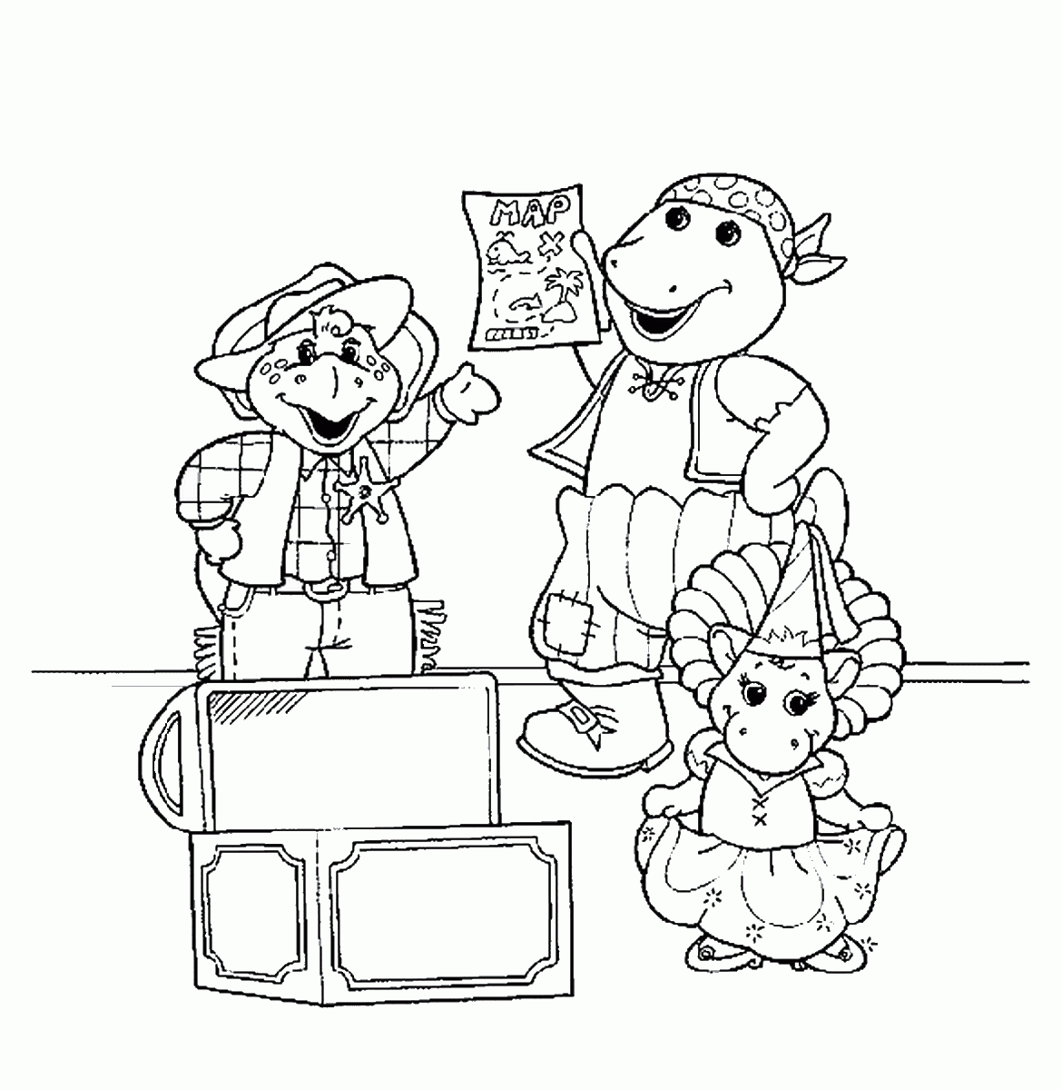 Barney and Friends Coloring Pages TV Film barney_cl_1057 Printable 2020 00630 Coloring4free