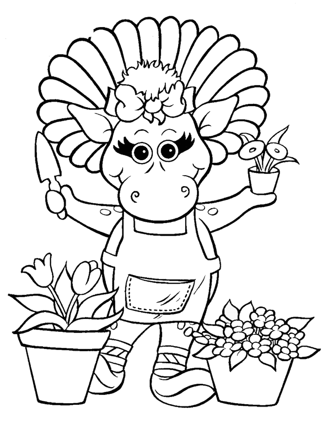 Barney and Friends Coloring Pages TV Film barney_cl_1066 Printable 2020 00632 Coloring4free
