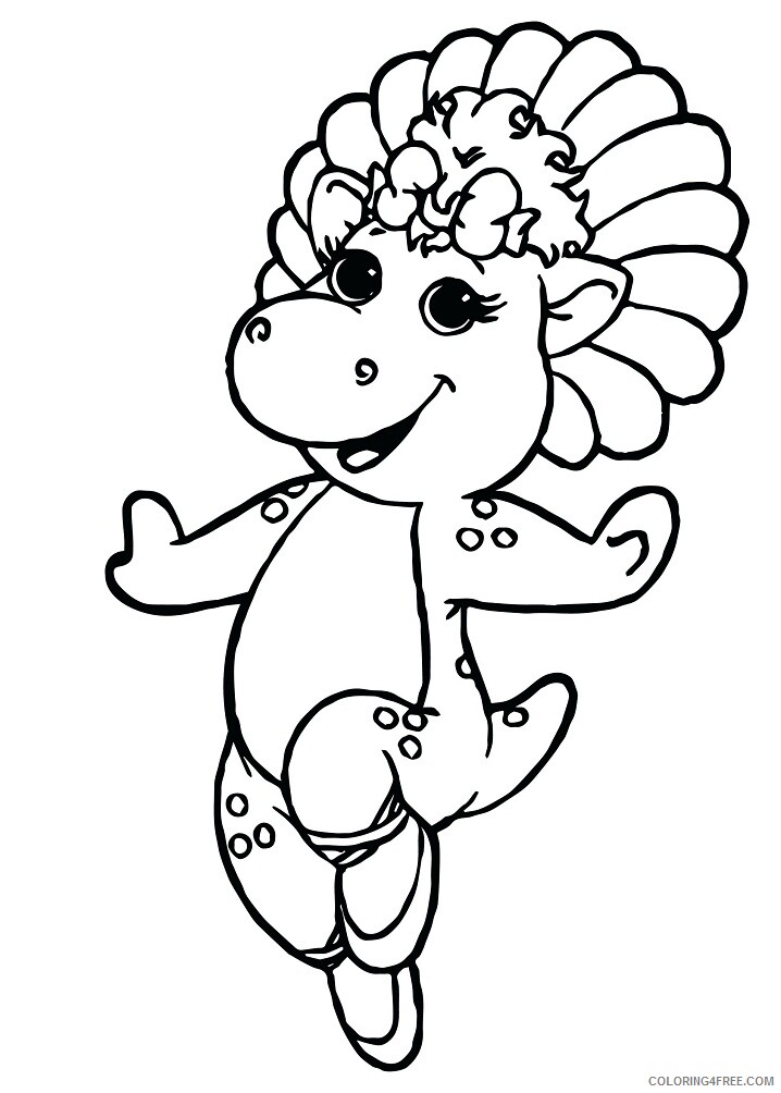 Barney and Friends Coloring Pages TV Film champprint cos fantastic Printable 2020 00596 Coloring4free