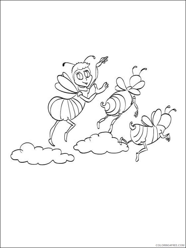 Bee Movie Coloring Pages TV Film Bee movie 1 Printable 2020 00731 Coloring4free
