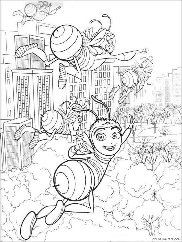 Bee Movie Coloring Pages TV Film Bee movie 11 Printable 2020 00733 Coloring4free