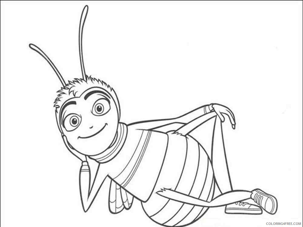 Bee Movie Coloring Pages TV Film Bee movie 13 Printable 2020 00735 Coloring4free