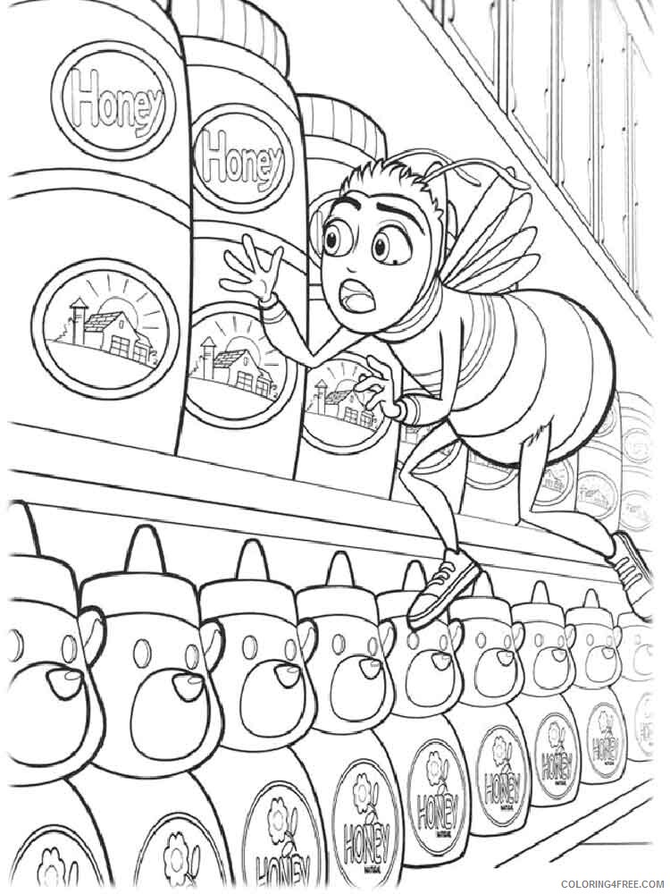 Bee Movie Coloring Pages TV Film Bee movie 15 Printable 2020 00737 Coloring4free