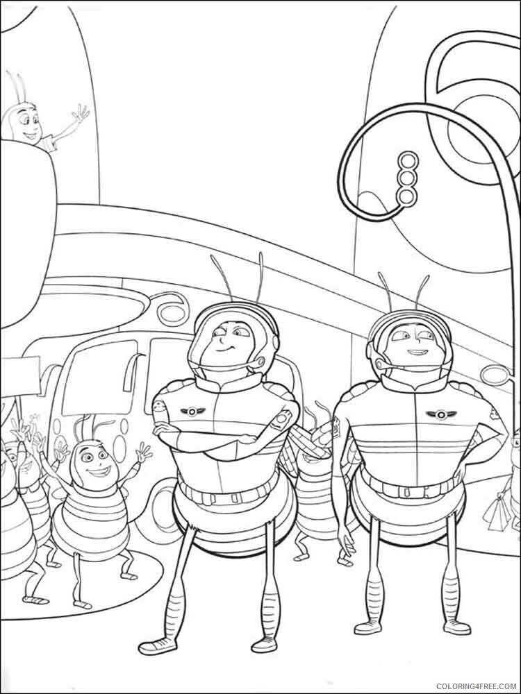 Bee Movie Coloring Pages TV Film Bee movie 16 Printable 2020 00738 Coloring4free