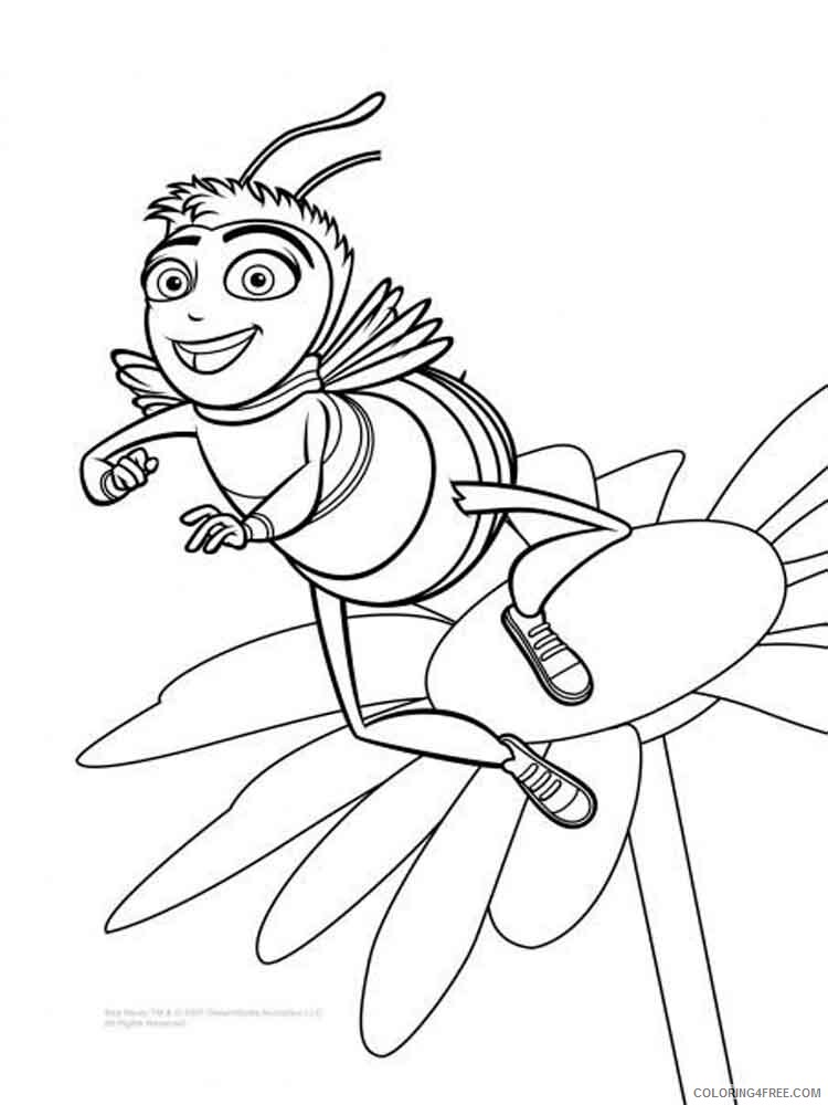 Bee Movie Coloring Pages TV Film Bee movie 18 Printable 2020 00740 Coloring4free