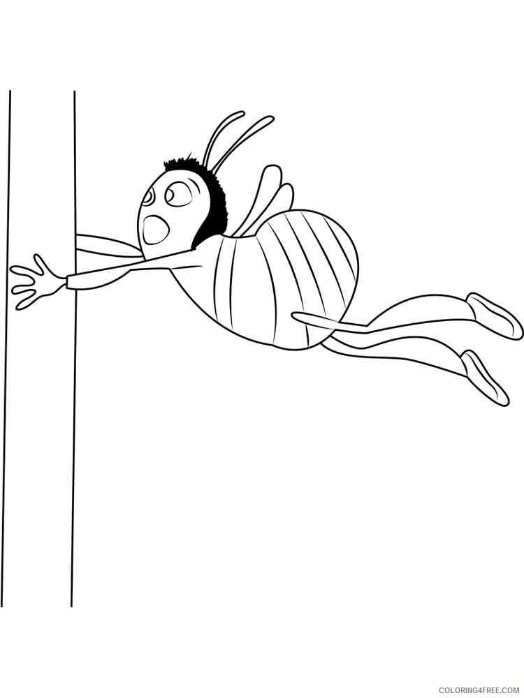 Bee Movie Coloring Pages TV Film Bee movie 22 Printable 2020 00744 Coloring4free