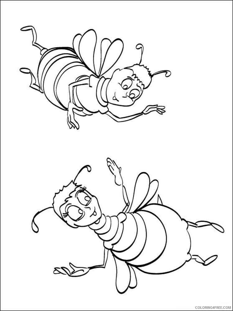 Bee Movie Coloring Pages TV Film Bee movie 7 Printable 2020 00749 Coloring4free