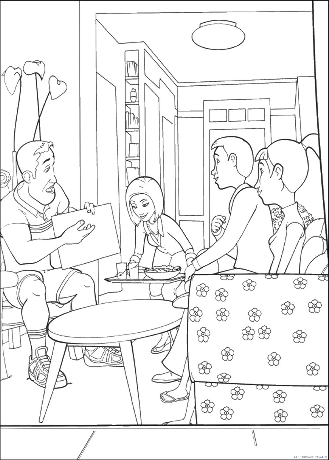 Bee Movie Coloring Pages TV Film bee_movie_cl15 Printable 2020 00707 Coloring4free