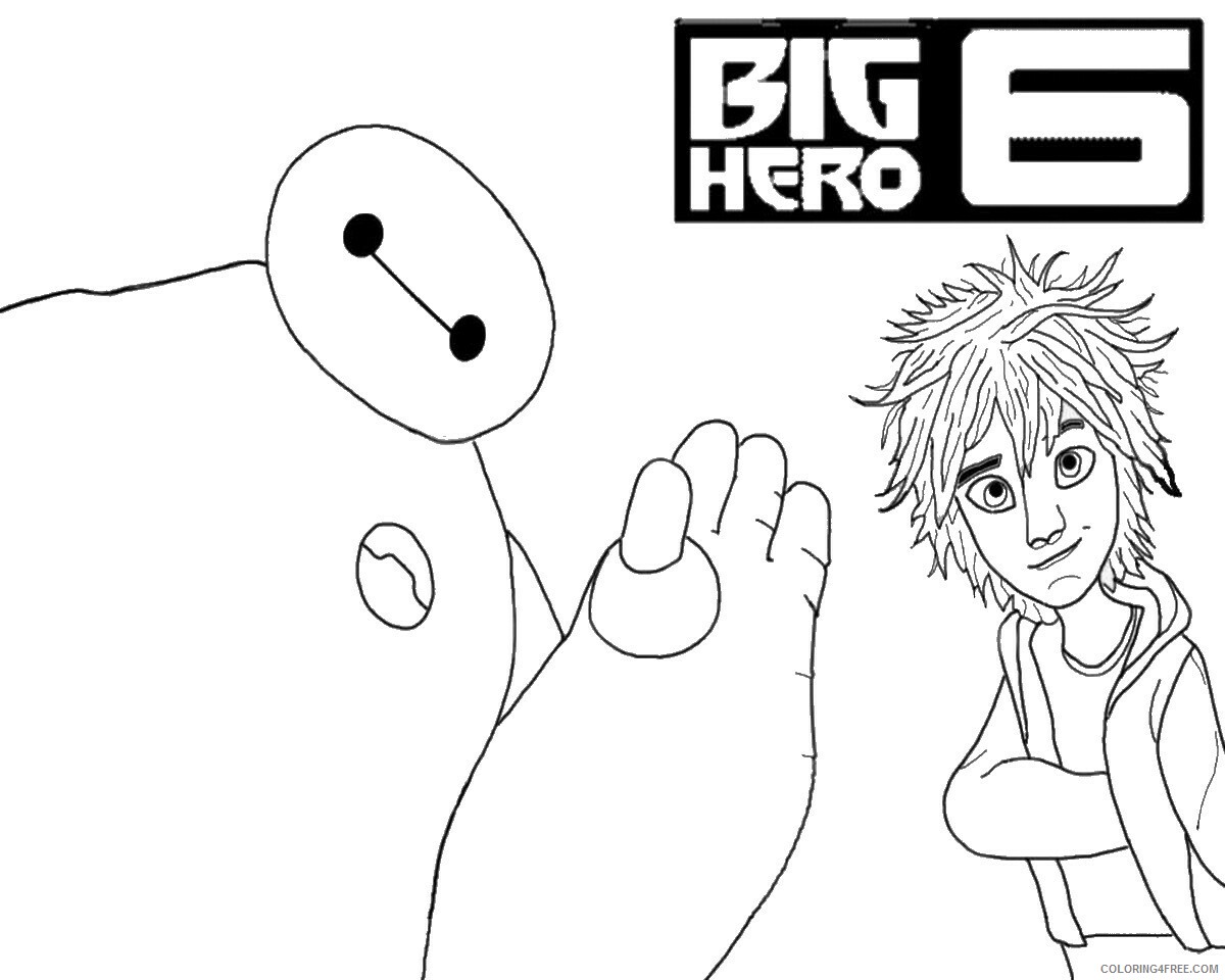 Big Hero 6 Coloring Pages TV Film big hero 6 23 Printable 2020 00809 Coloring4free