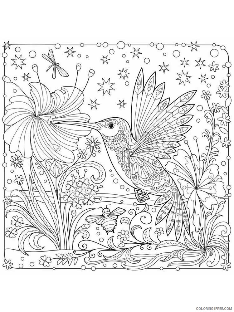 Bird Zentangle Coloring Pages zentangle birds 22 Printable 2020 656 Coloring4free