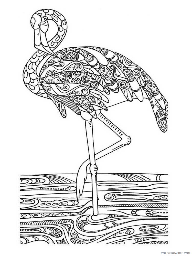 Bird Zentangle Coloring Pages zentangle birds 25 Printable 2020 659 Coloring4free