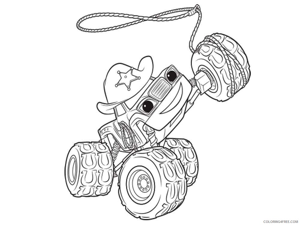 blaze and the monster machines coloring pages tv film
