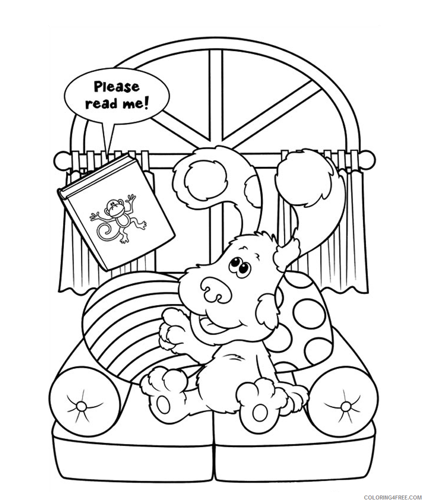 Blues Clues Coloring Pages TV Film Blue Clues Printable 2020 00871 Coloring4free