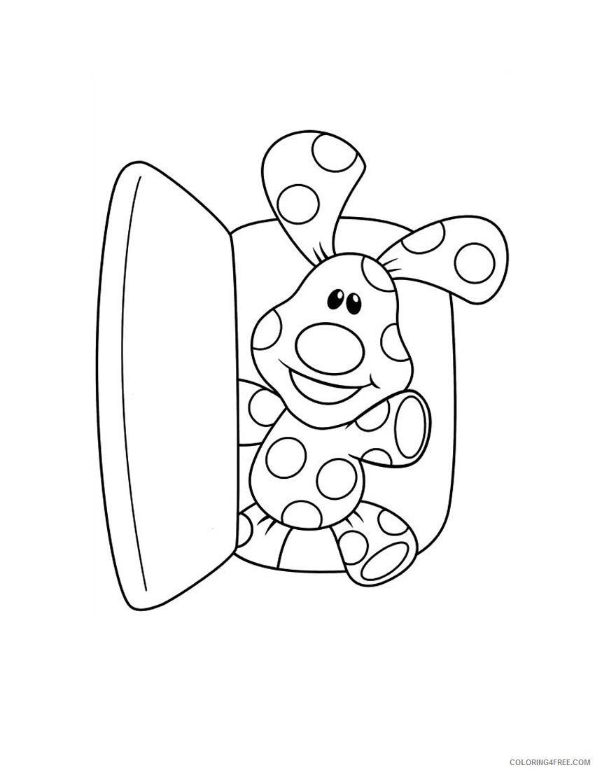 Blues Clues Coloring Pages TV Film Blue Clues To Print Printable 2020 00872 Coloring4free