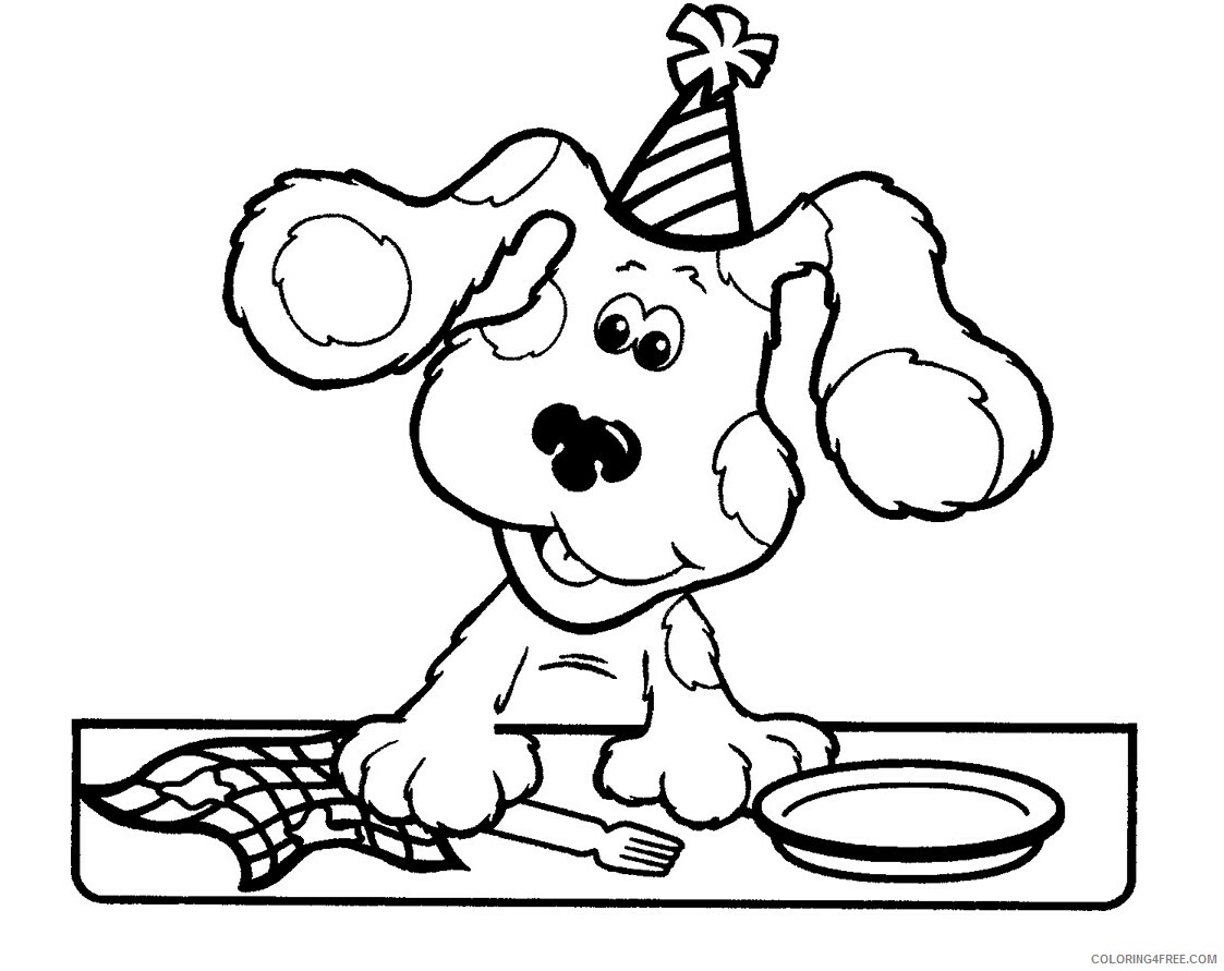 Blues Clues Coloring Pages TV Film Blue s Clues Printable 2020 00890 Coloring4free