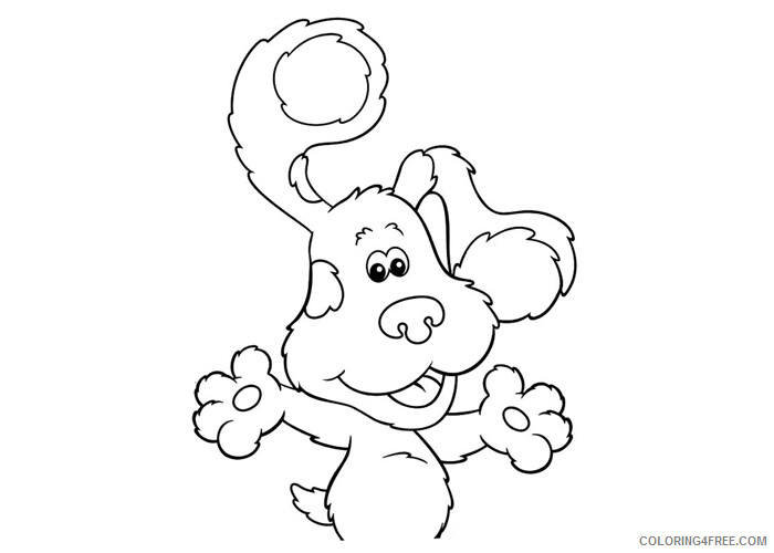Blues Clues Coloring Pages TV Film Blues Clues 2 Printable 2020 00888 Coloring4free
