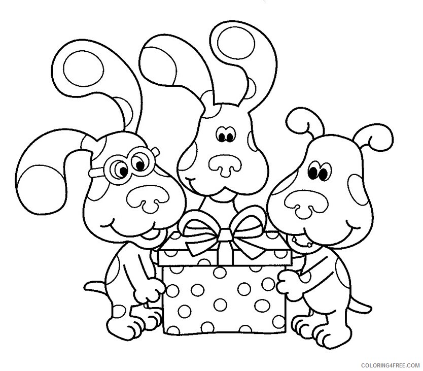 Blues Clues Coloring Pages TV Film Blues Clues Birthday Printable 2020 00884 Coloring4free