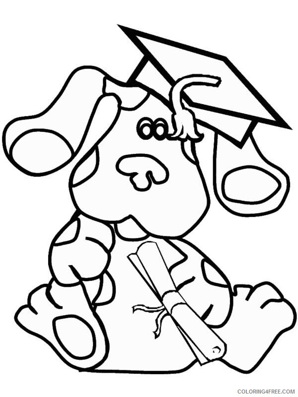 Blues Clues Coloring Pages TV Film Blues Clues Graduation Day Printable 2020 00910 Coloring4free