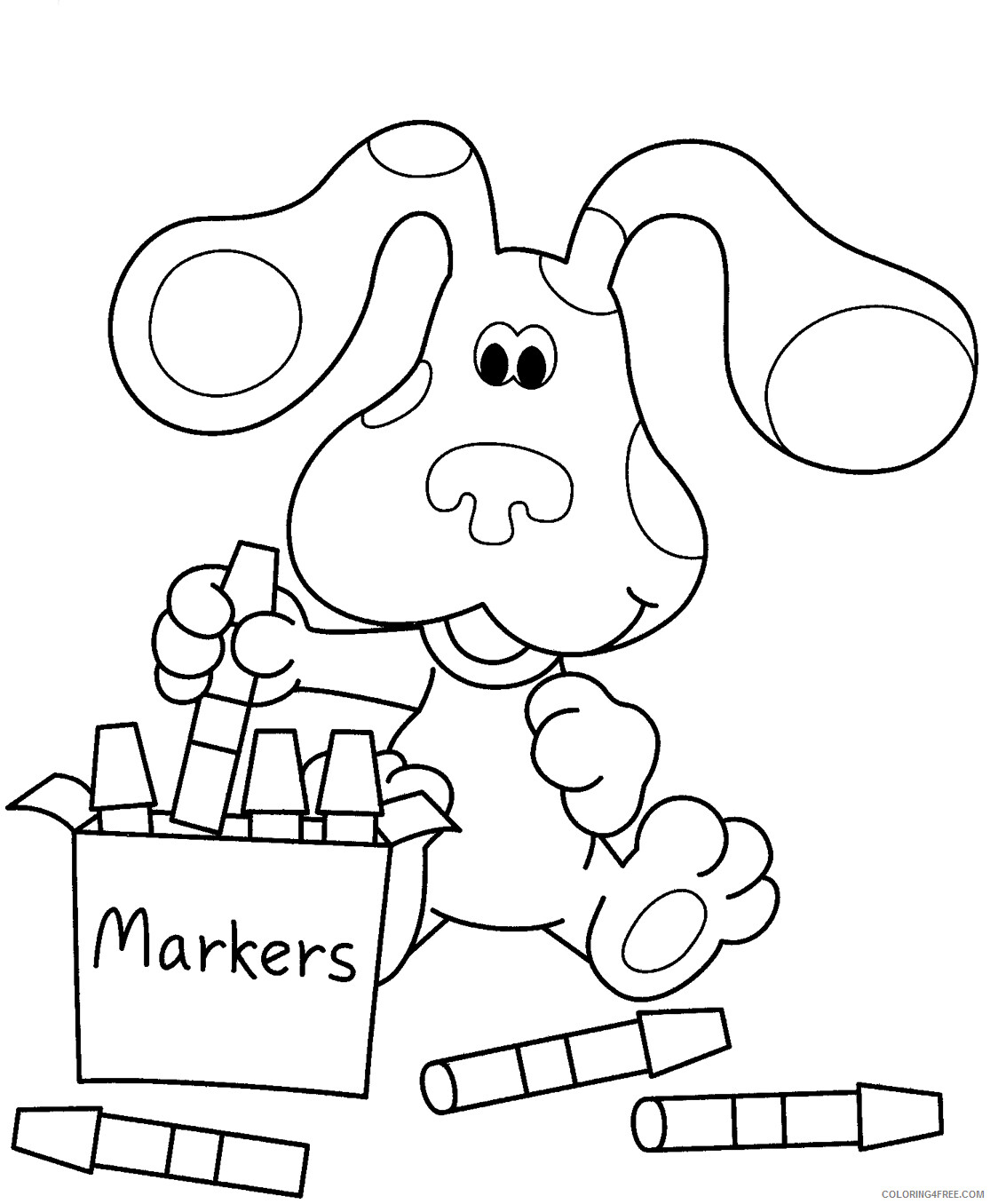 Blues Clues Coloring Pages TV Film Blues Clues Printable 2020 00889 Coloring4free