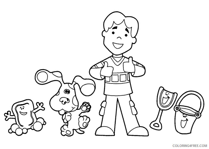 Blues Clues Coloring Pages TV Film Blues Clues Printable 2020 00904 Coloring4free