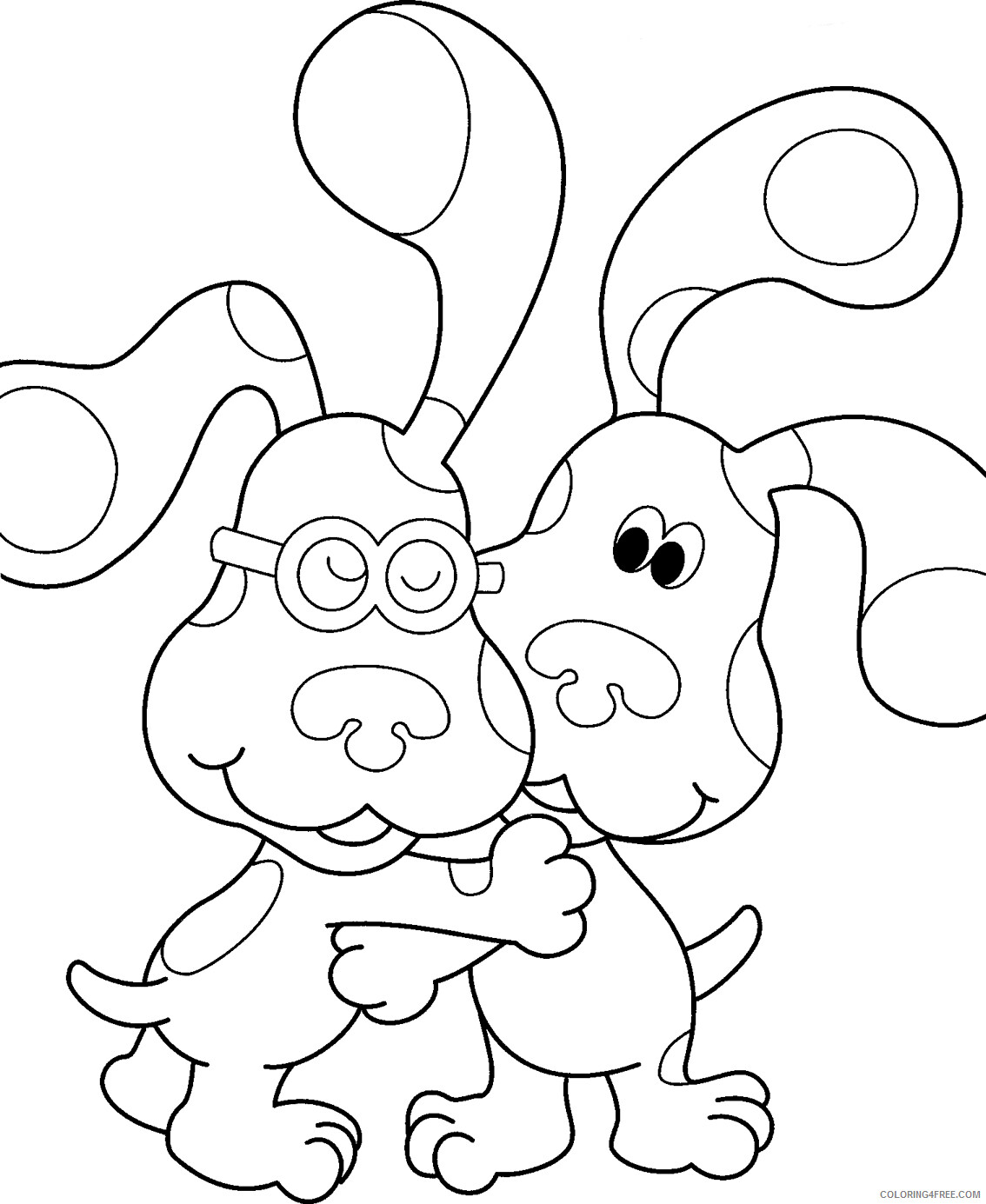 Blues Clues Coloring Pages TV Film Blues Clues To Print Printable 2020 00903 Coloring4free