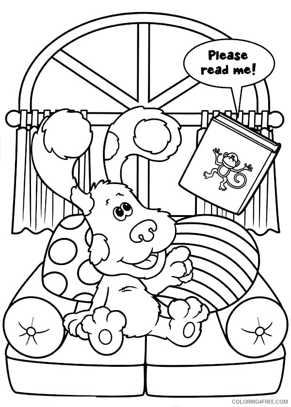 Blues Clues Coloring Pages TV Film Blues Clues Want to Sleep Printable 2020 00923 Coloring4free