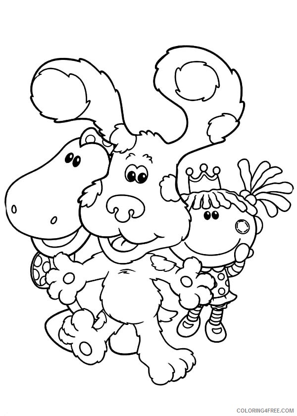 Blues Clues Coloring Pages TV Film Blues Clues and Friends Printable 2020 00876 Coloring4free