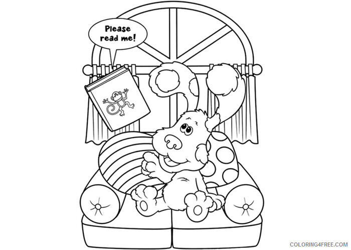 Blues Clues Coloring Pages TV Film Blues Clues book Printable 2020 00885 Coloring4free