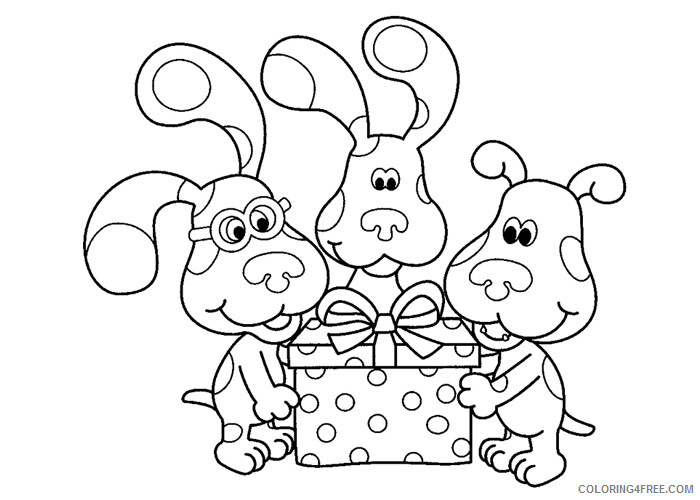 Blues Clues Coloring Pages TV Film Blues Clues for kids Printable 2020 00901 Coloring4free