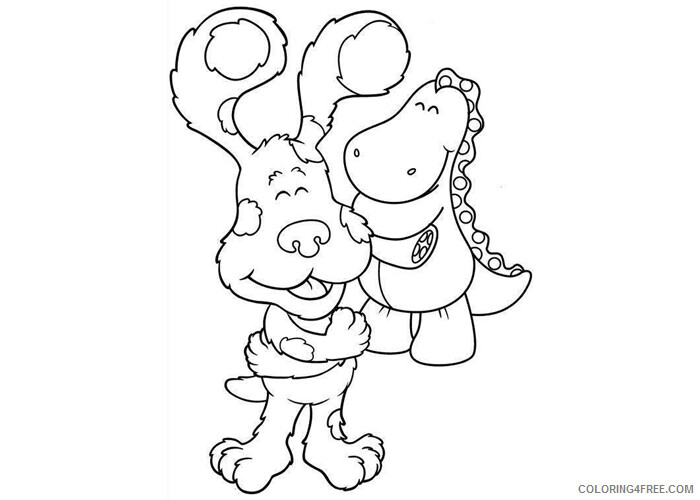 Blues Clues Coloring Pages TV Film Blues Clues for kids Printable 2020 00905 Coloring4free