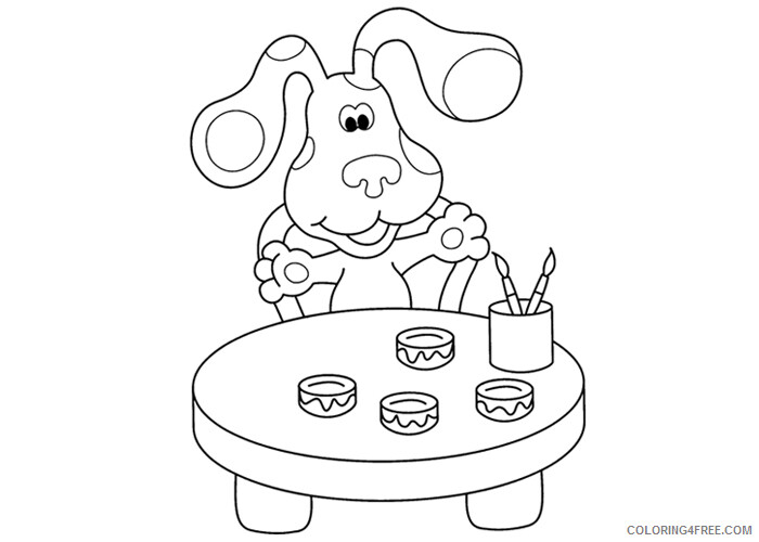 Blues Clues Coloring Pages TV Film Blues Clues painting Printable 2020 00916 Coloring4free