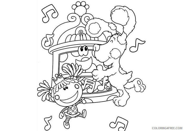 Blues Clues Coloring Pages TV Film Blues Clues party Printable 2020 00917 Coloring4free