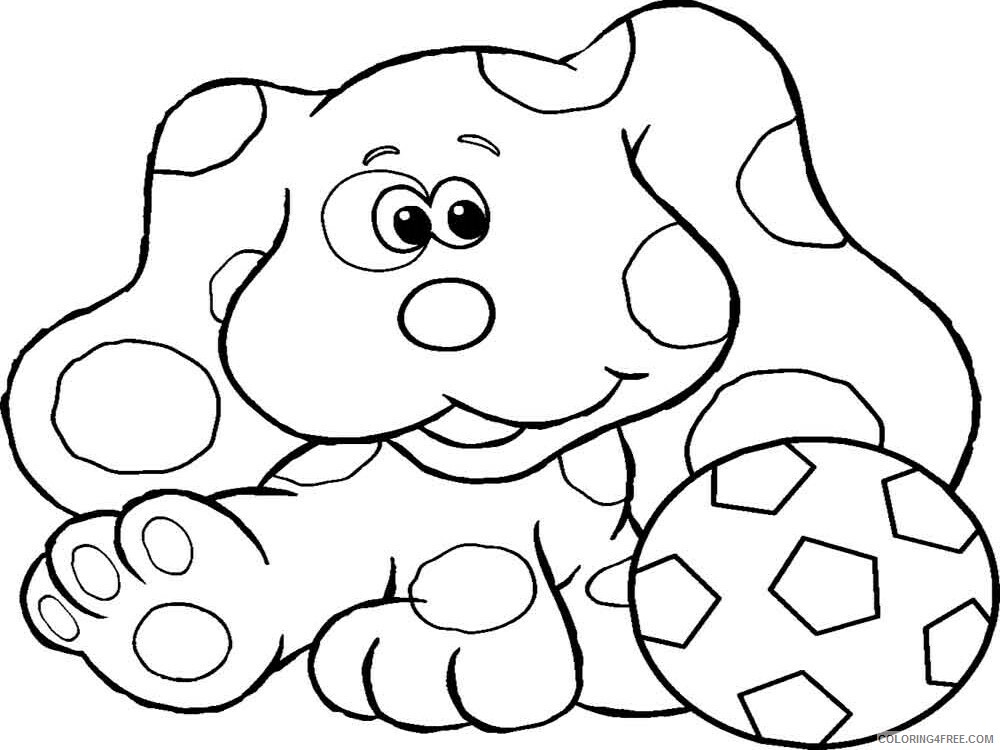 Blues Clues Coloring Pages TV Film Blues clues 12 Printable 2020 00894 Coloring4free