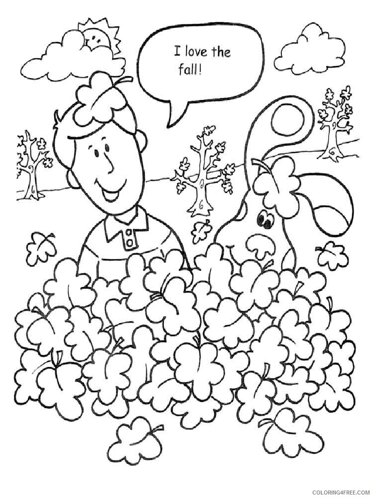 Blues Clues Coloring Pages TV Film Blues clues 2 Printable 2020 00895 Coloring4free